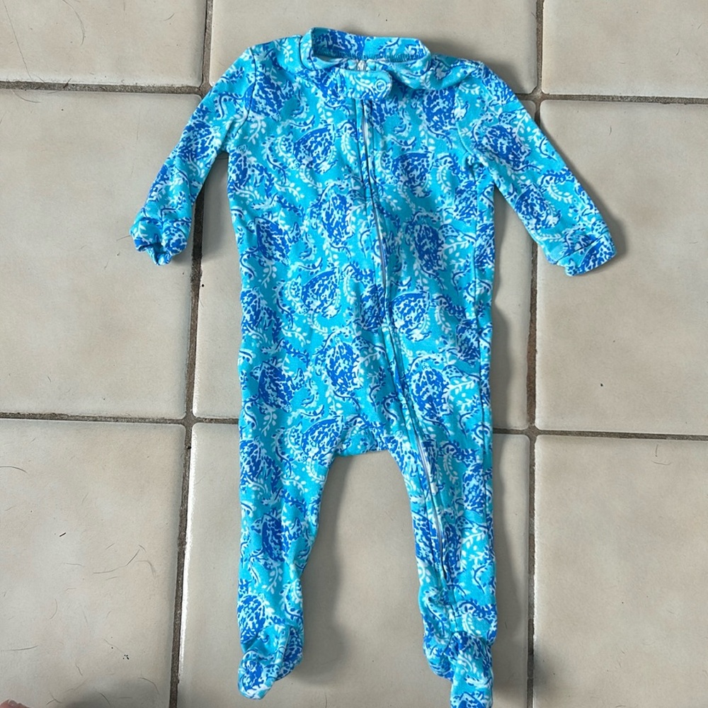 Lilly Pulitzer for Pottery Barn Kids Infant Sleeper Turtley Awesome